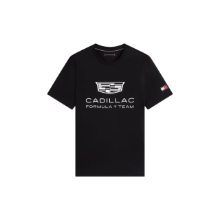 Černé tričko Cadillac F1 x Tommy Hilfiger - volnočasová edice