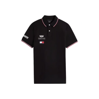Černá polokošile Cadillac F1 x Tommy Hilfiger - týmová edice