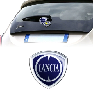 Lancia samolepka 3D LOGO na zadní dveře