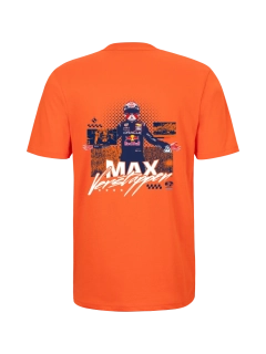 Tričko Oracle Red Bul Racing edice MAX VERSTAPPEN oranžové s logem