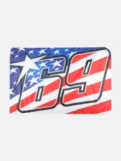 Fanouškovská vlajka Nicky Hayden #69