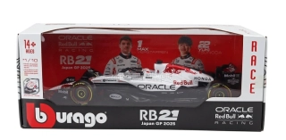 Model Red Bull F1 RB21 BBurago #1 Max Verstappen 2025 winner Japan GP 1:18