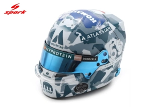 Model přilby SPARK Carlos Sainz Silverstone GP F1 2025 1:5