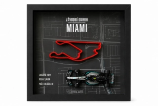 3D obraz PETROL ART - Kimi Antonelli Miami GP 2025