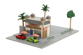 Diorama - Rychle a Zběsile Ford SVT - Mitsubishi Eclipse 1:50