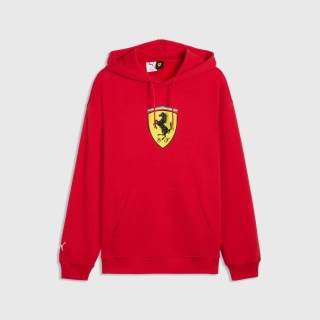 Mikina s kapucí Scuderia Ferrari F1 červená x Puma - volnočasová edice